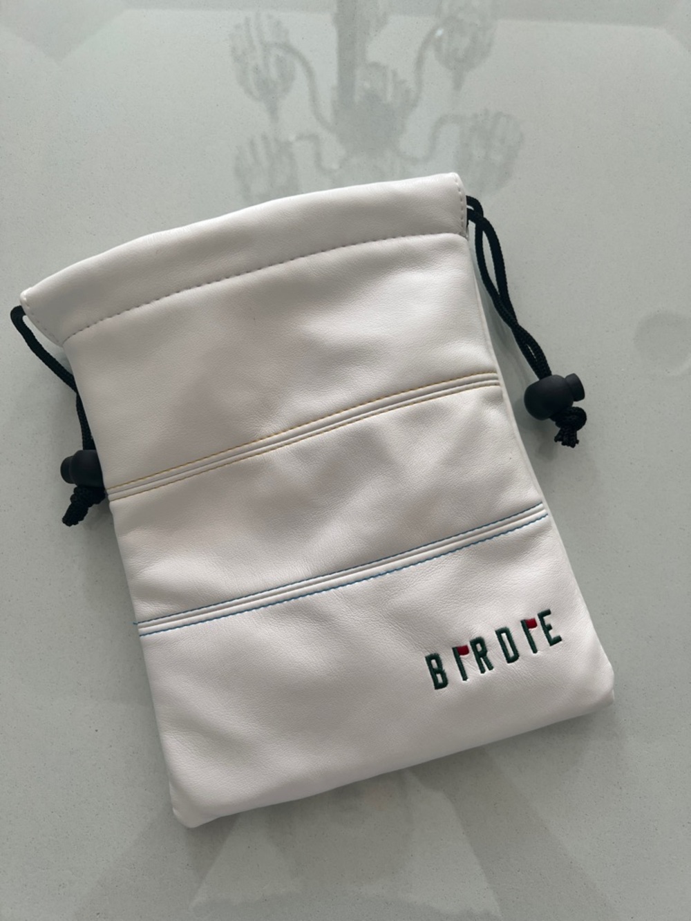 Aliennana Birdie golf bag golf ball bag Drawstring Pouch with Embroidered Logo